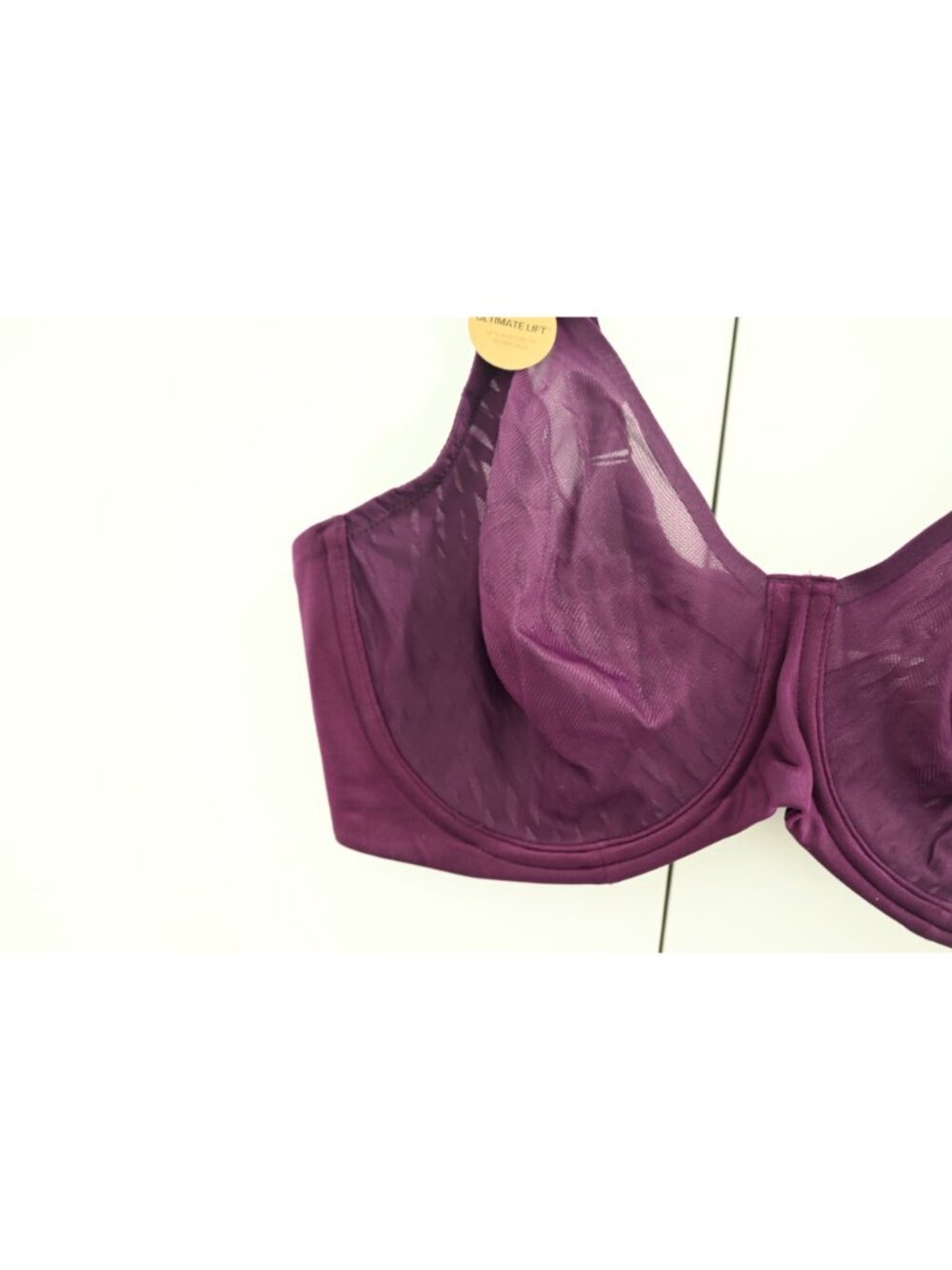 NWT Wacoal Elevated Allure Underwire Bra Sz 38DD Winter Bloom Purple 855336 - Picture 3 of 6